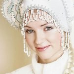 Traje de Natal para crianças Snow Maiden