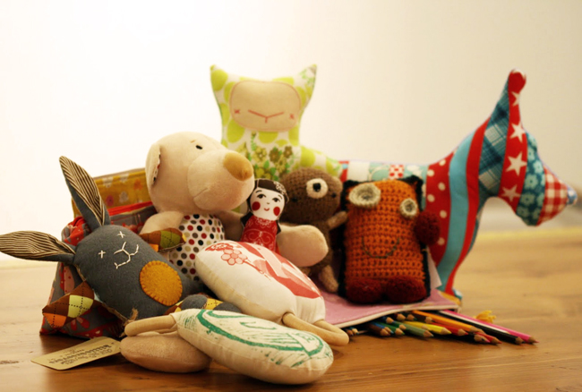 Brinquedos fofos com suas próprias mãos
