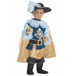 Traje de mosqueteiro de ano novo