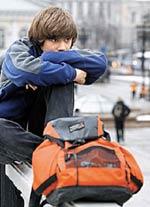 Adolescente e colegas de turma