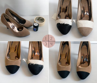  5 maneiras de atualizar sapatos antigos