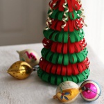 Árvore de Natal de fitas