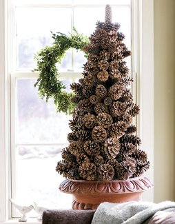 Árvore de cones de natal