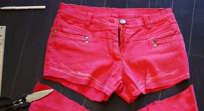 Como fazer jeans dos shorts