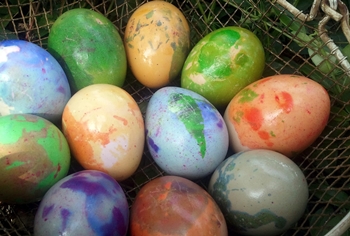 Como pintar ovos para a Páscoa, instruções passo a passo com foto
