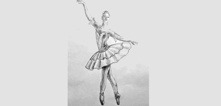 Como desenhar uma bailarina facilmente e simplesmente