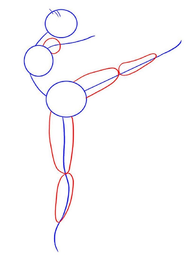 Como desenhar uma bailarina facilmente e simplesmente