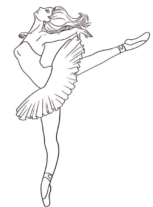 Como desenhar uma bailarina facilmente e simplesmente