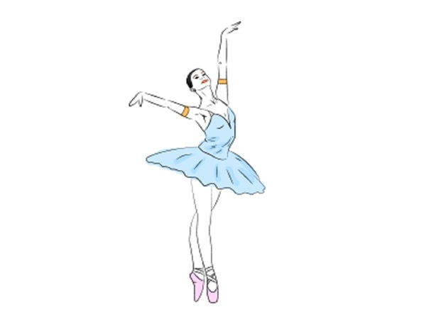 Como desenhar uma bailarina facilmente e simplesmente