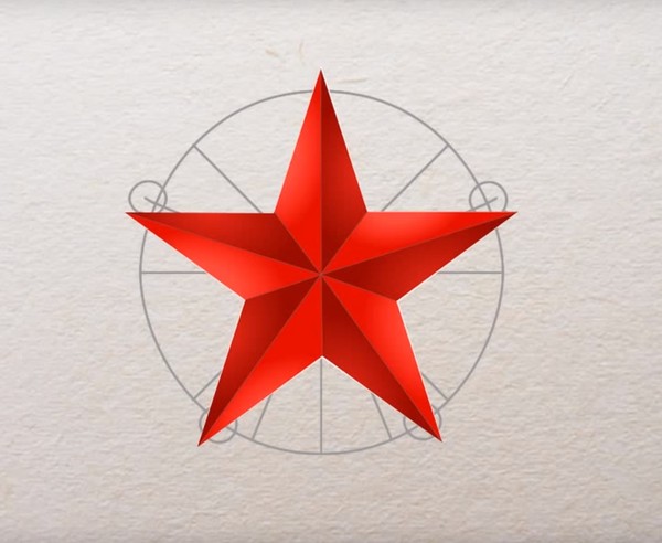 Símbolos eternos: como desenhar uma fita de St. George e uma estrela em 9 de maio
