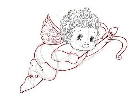 Como desenhar Cupido