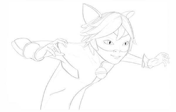 Como desenhar Lady Bug e Super Cat