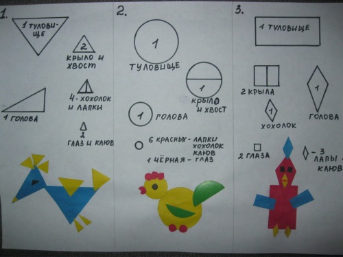Pavão fabuloso feito de papel colorido