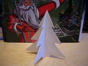 árvore de natal recolhida