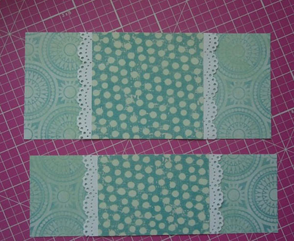 Envelope de papel A4 com suas próprias mãos