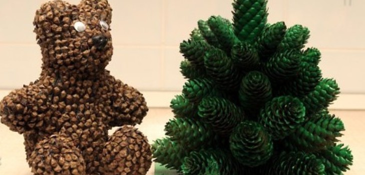 Árvore de cones de natal