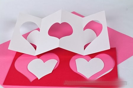 Nós fazemos um valentim volumétrico bonito em 14 de fevereiro - uma aula mestre com uma foto