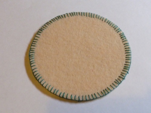 Brooch coruja de feltro