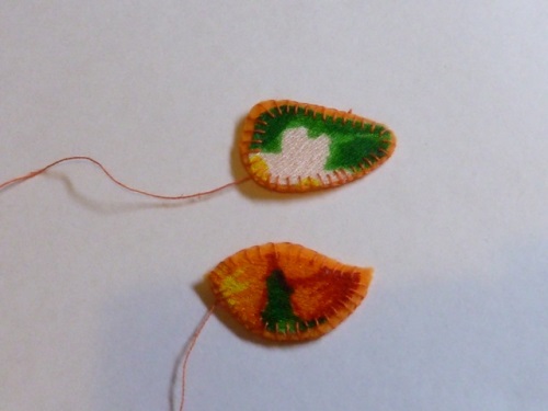 Brooch coruja de feltro