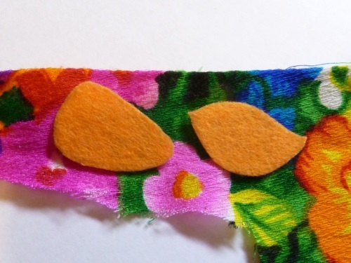 Brooch coruja de feltro