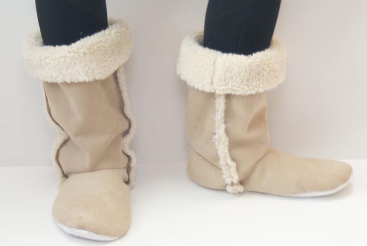 Como costurar chinelos de casa - botas com suas próprias mãos: padrões