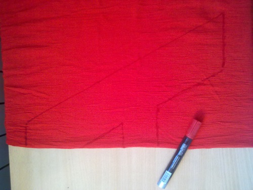 Pillow-letter com as próprias mãos