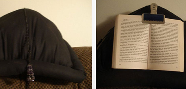  travesseiro para livros