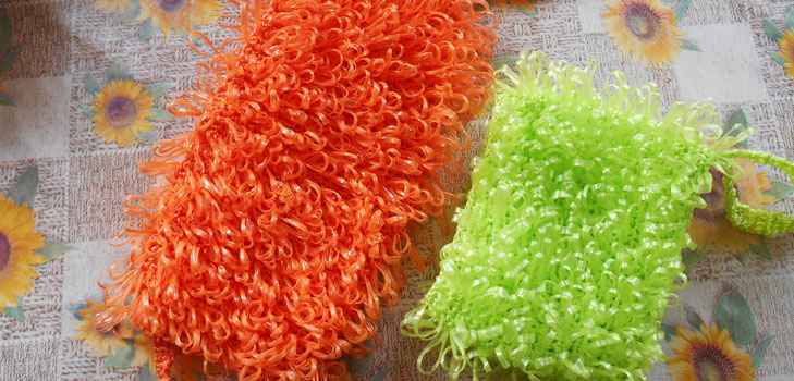 Como amarrar um crochê de loofah?
