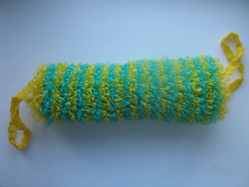 Como amarrar um crochê de loofah?