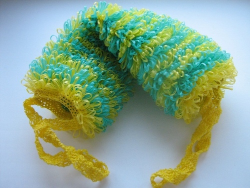 Como amarrar um crochê de loofah?