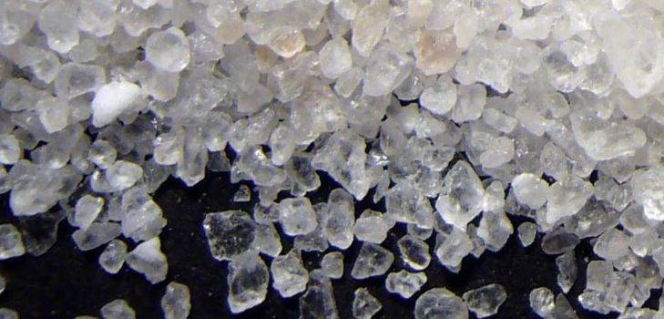 Cristal de sal em casa