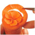 Esculpindo em vegetais e frutas?