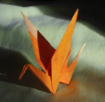 Origami de guindaste clássico