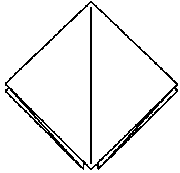 Origami de guindaste clássico