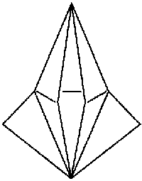 Origami de guindaste clássico