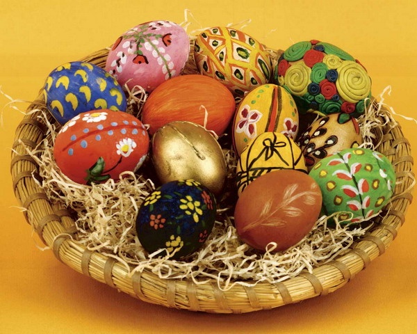 Ovo de Páscoa com as próprias mãos: idéias para decoração