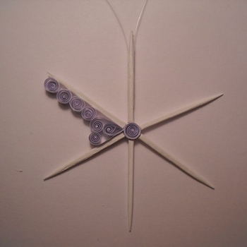 Quilling floco de neve