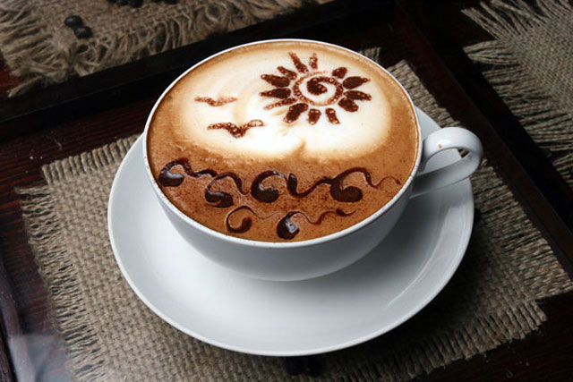 Arte Latte - pintura de café