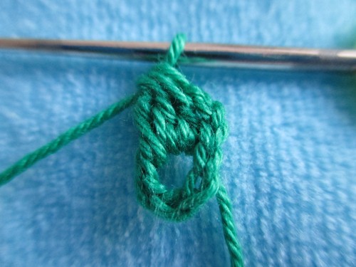 Instrução passo-a-passo para cimentos de tricô