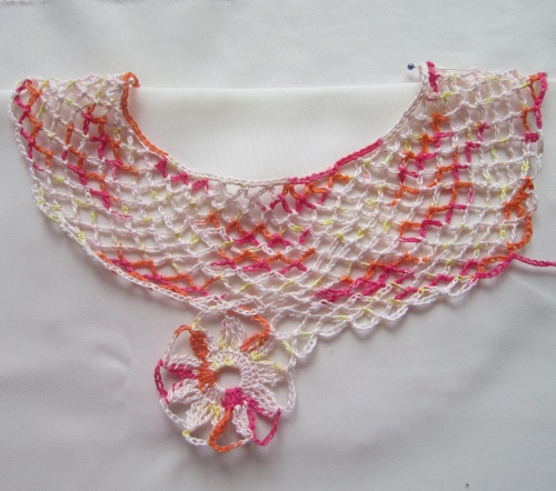 Top de verão para menina crochê