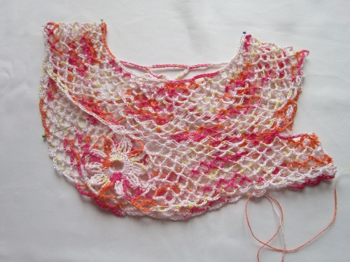 Top de verão para menina crochê