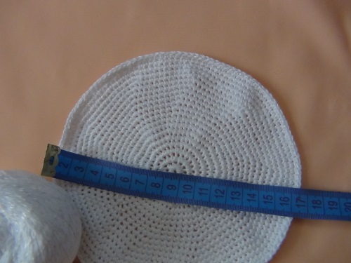 Crochet feminino de chapéu de verão