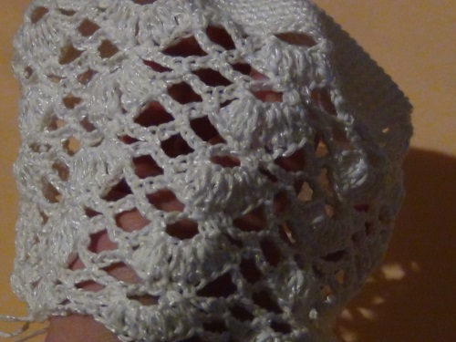 Crochet feminino de chapéu de verão