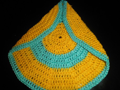 Saco de verão brilhante crocheted