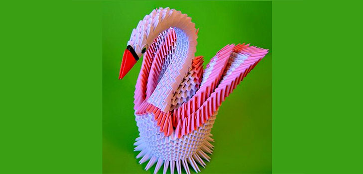 Como fazer um origami de cisnes dos módulos - instruções passo a passo com fotos e vídeos