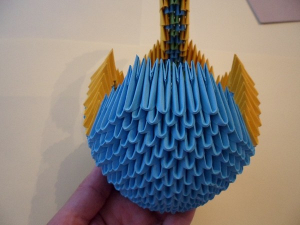 Como fazer um origami de cisnes dos módulos - instruções passo a passo com fotos e vídeos