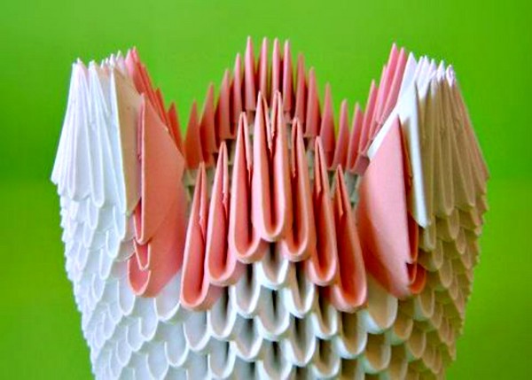 Como fazer um origami de cisnes dos módulos - instruções passo a passo com fotos e vídeos