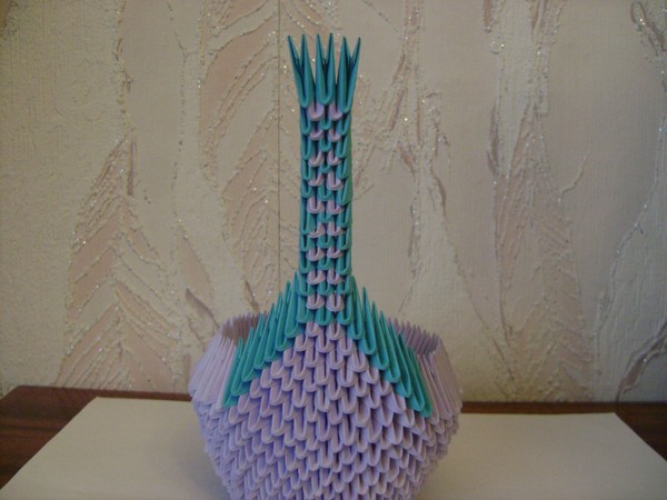 Como fazer um origami de cisnes dos módulos - instruções passo a passo com fotos e vídeos