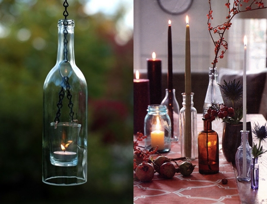 Um candelabro incomum com suas próprias mãos