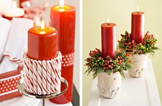 Candelabros de Ano Novo com suas próprias mãos